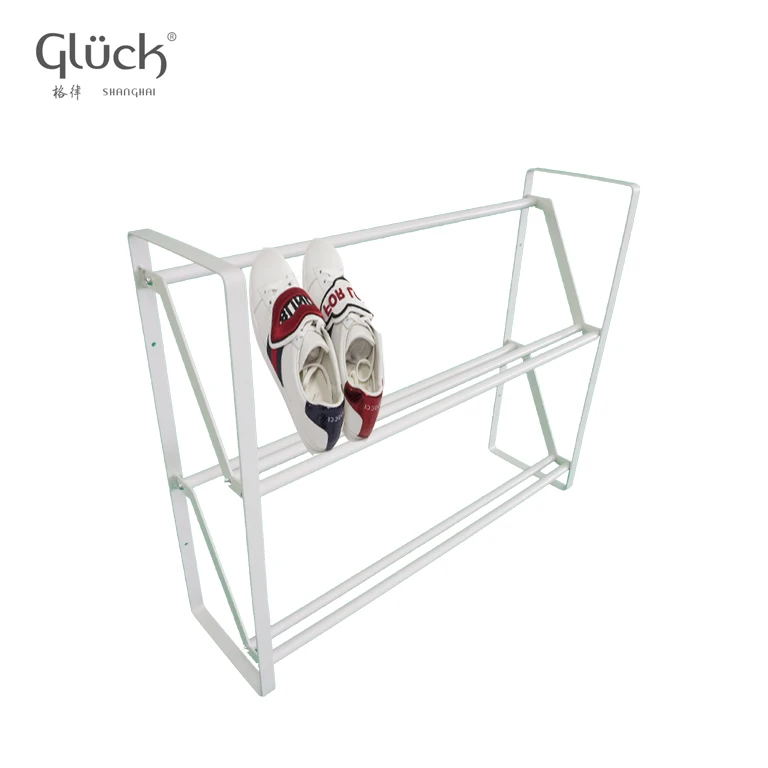2019 Home Living Room DIY Assembled Metal Standing Layer Shoe Storage Shoes Rack