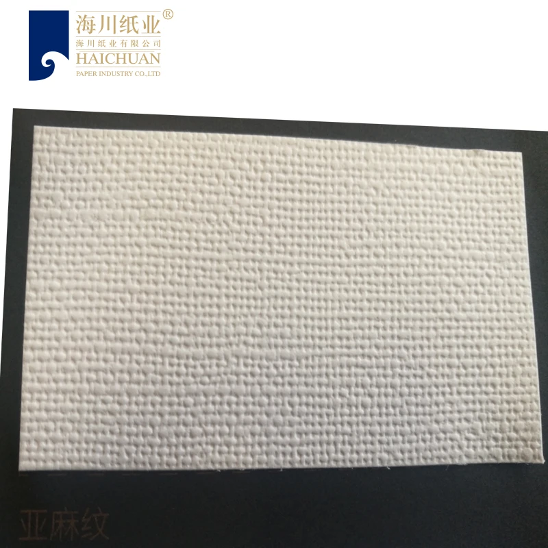 100% Wood Pulp High quality A4 Leather Grain Paper Binding Cover Embossed Paper Packing Paper