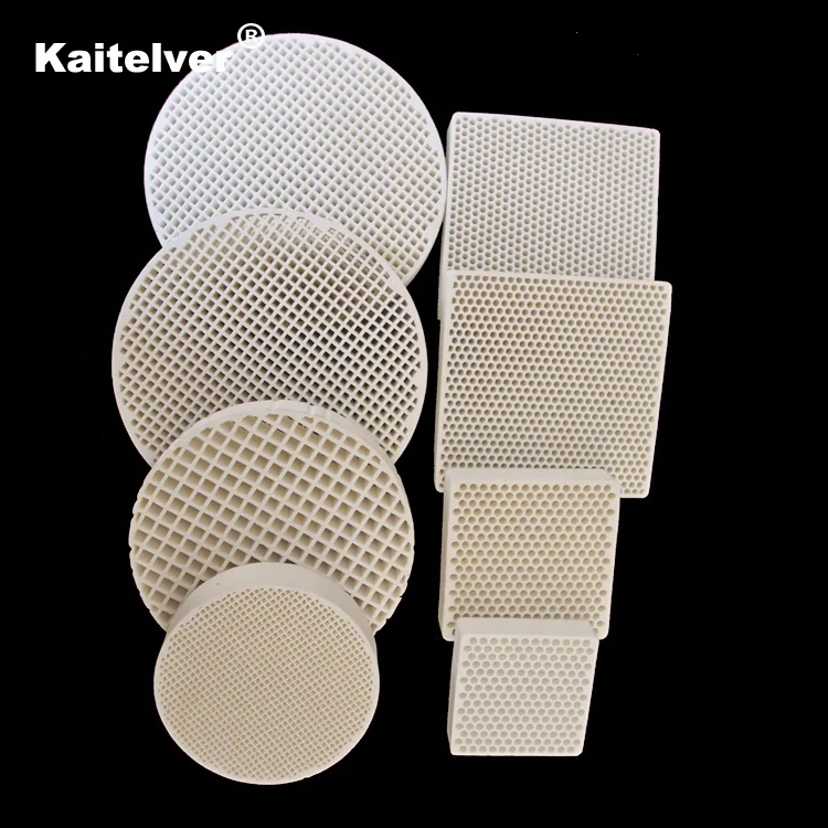 Various sizes straight hole ceramic honeycomb filter slice for aluminum & iron molten filtration