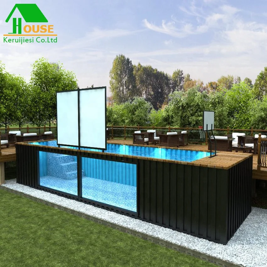 20ft  shipping container swimming pool