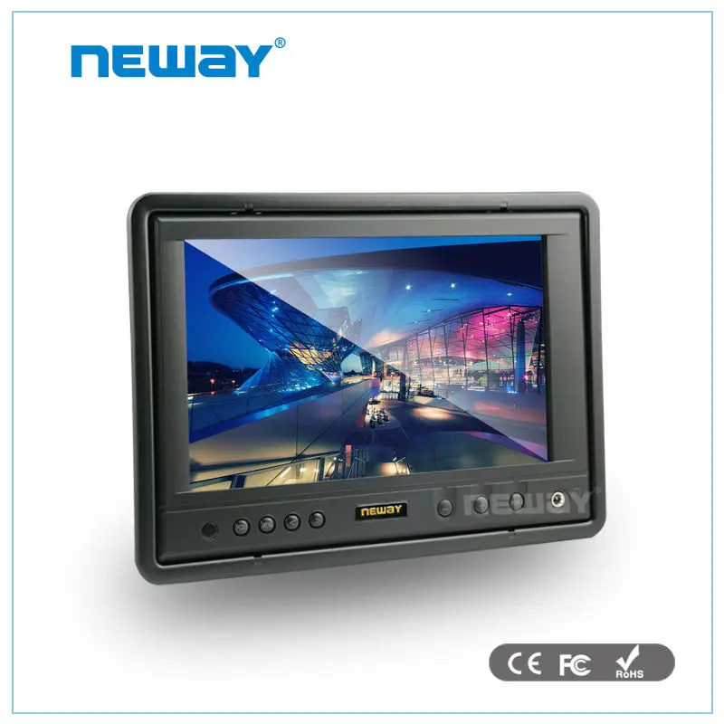 7-дюймовый сенсорный подголовник TFT LCD монитор