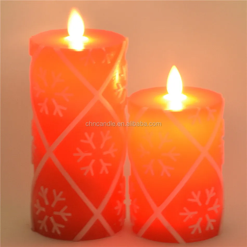 
The New Design ROSE Flower Moving Wick LED Candles 