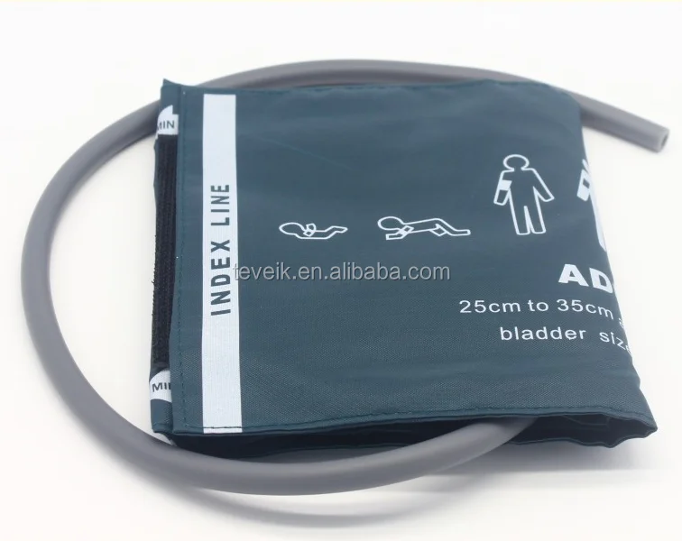 
Reusable adult blood pressure monitor cuff single hose for patients nylon nibp cuff  (60493061909)
