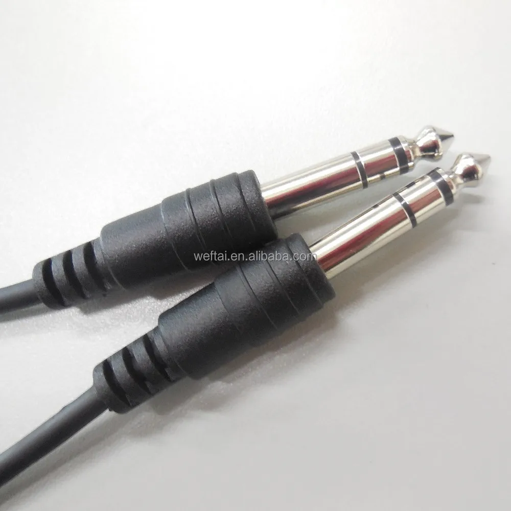 6.35mm jack usb to guitar audio cable