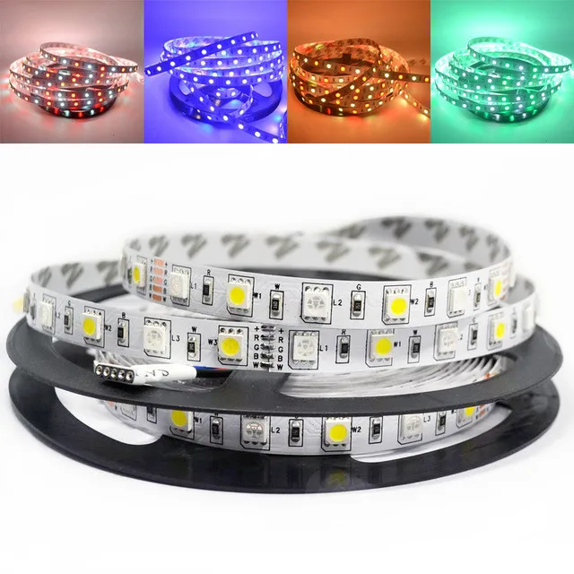
Led Multi Color 5050 Waterproof 12V 24V Rgw Rgww Light Strip For Outdoor 