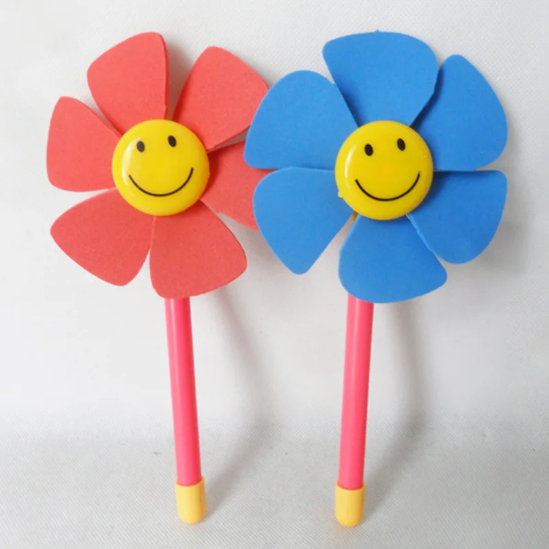 Sunflower toy pinwheel/wholesale price flower pinwheel