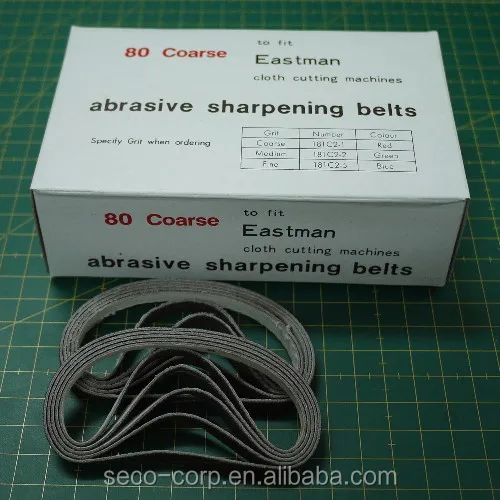 181C2-1 INDUSTRIAL SEWING MACHINE PARTS ABRASIVE BELT COARSE (RED)(80)
