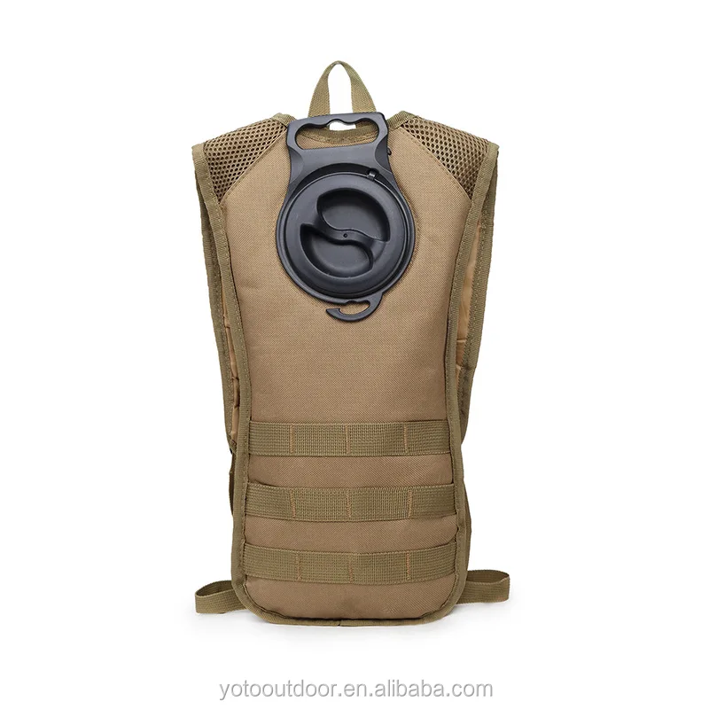 Outdoor Camouflage Tactical Hydration Backpack Water Bladder Bag for Hiking Trail Running
