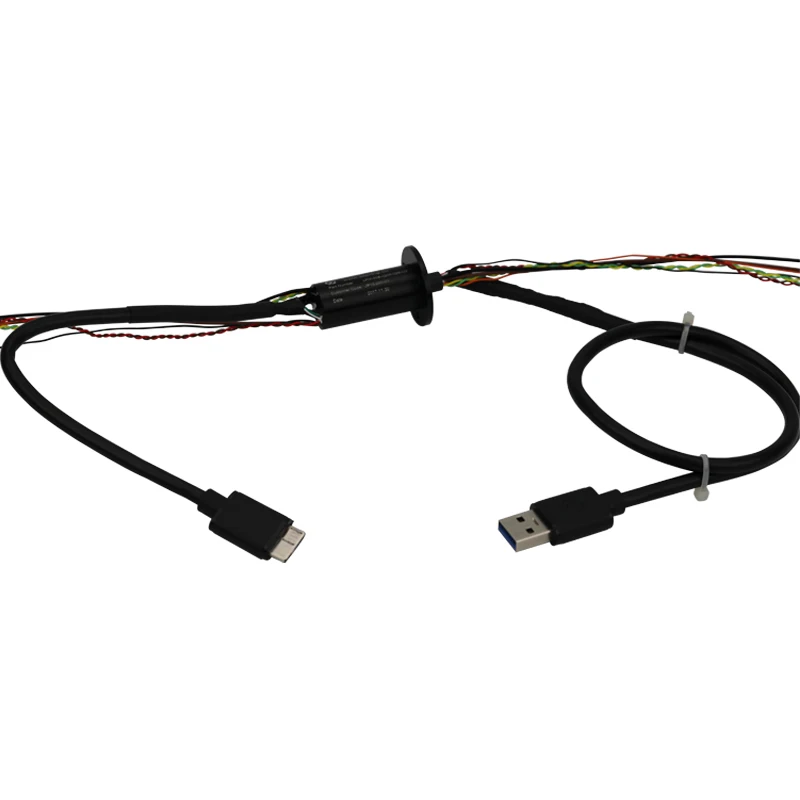 Super Mini Slip Ring,Transmitting USB3.0 Signal with IP54 High Protection Level
