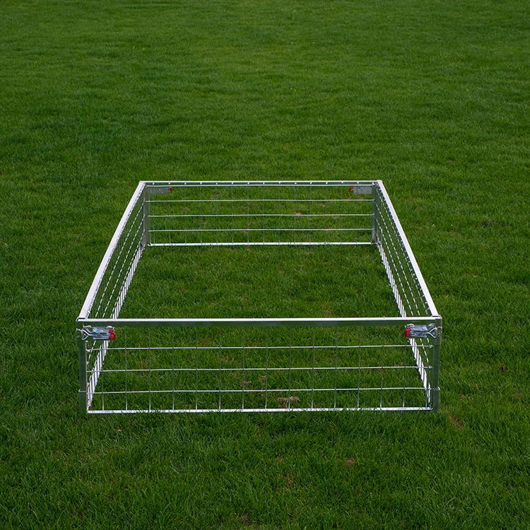 2018 Hot dipped galvanized transport farm box trailer with cage for sale