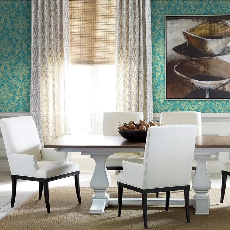 ZY101 New Product Chinese gold supplier silk wall paper with semi abstract painting