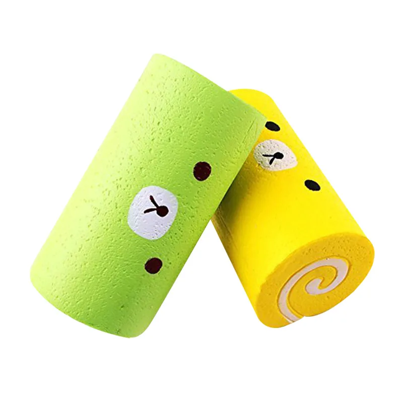 15CM Squishy Swiss Roll Cream Scented Slow Rising Soft Kawaii Release Stress Cake Squishy Toy Squishies Food Toys For Kids (EXW)