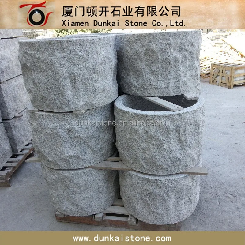 
Grey granite garden stone troughs for sale 