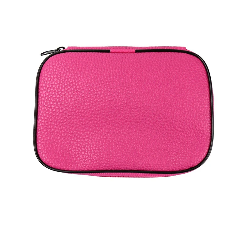 90pcs Aluminum Weave Craft Sewing Collection with Pink Carrying Bag Crochet Hooks Set Ergonomics Knitting Needles Case