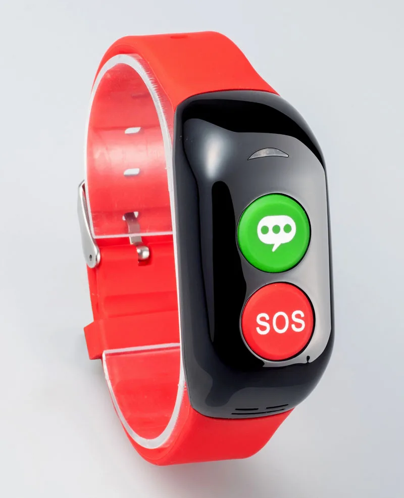
Hot sale sos panic button gps tracker smart wristband 
