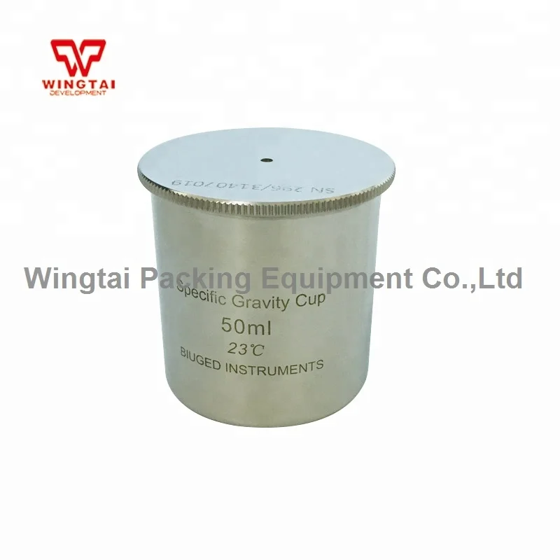 50ml, and 100ml Stainless Steel Specific Gravity Cup Density Cup