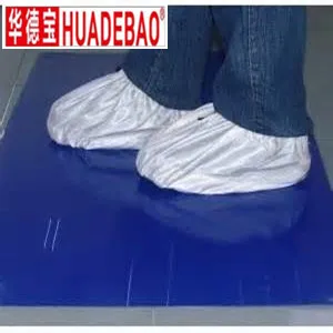 липкий коврик с безопасности обуви