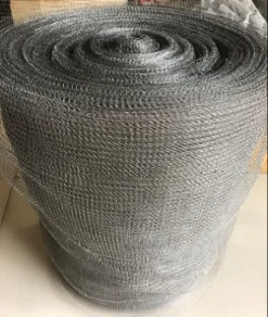 Copper Titanium Stainless Steel Knitted Wire Mesh Gas-liquid Filter Mesh