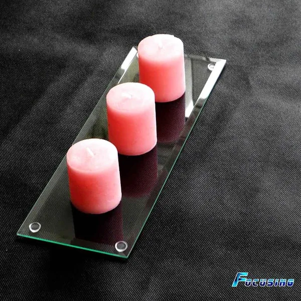 
2mm-5mm thick tempered clear beveled glass 