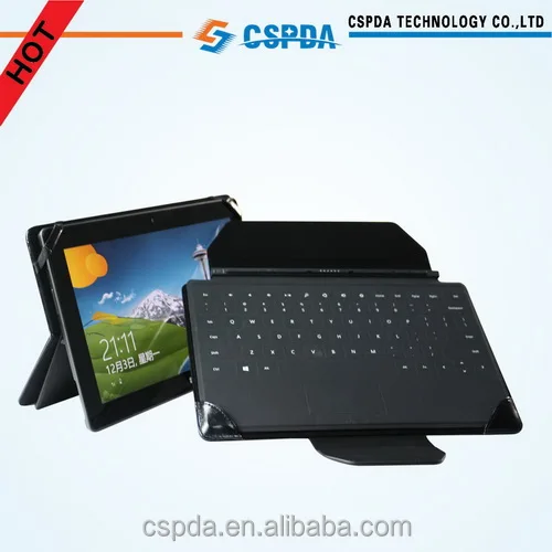 
For Microsoft Surface Pro 3 / Surface Pro PU Leather Folio Keyboard Stand Case | Executive & Premium Leatherette Texture 