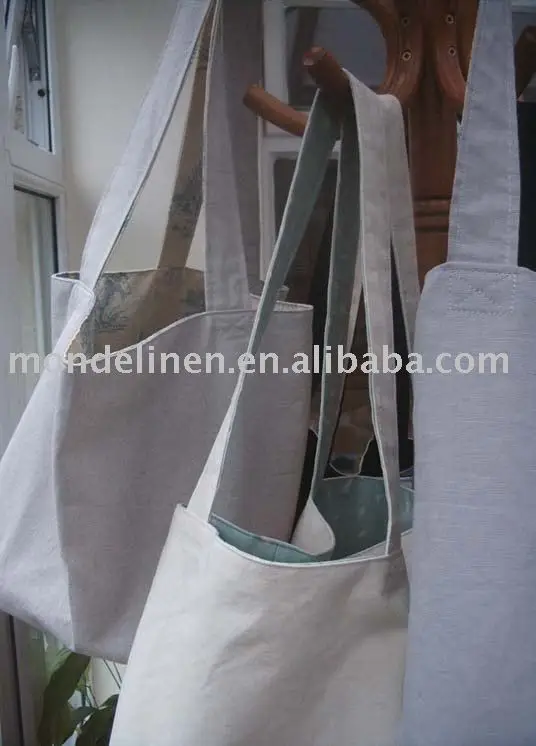 
nature linen school bag 