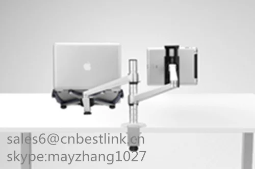  Настольное крепление с зажимом двойная регулируемая подставка для