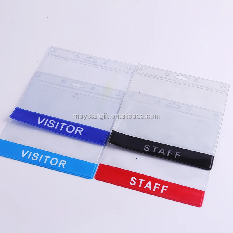 High Quality Hard Plastic ID Card Holder