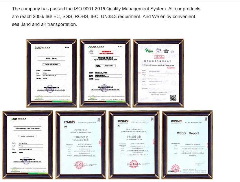 Ce Rohs Bis Certificates Rechargeable LIFEPO4 Battery Lifepo4 22650 3.2v 2000mah For Solar System Battery