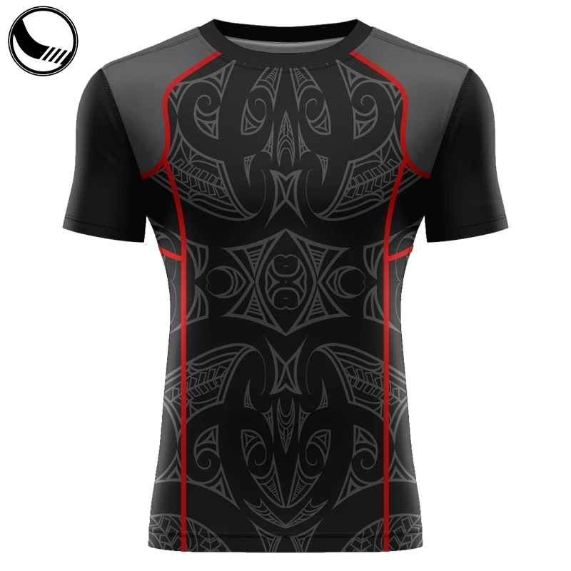 sublimation mma custom printed rash guard manufacturer