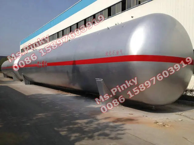 Biggest 200cbm LPG Gas Storage Tanker Liquified Petroleum Gas Tank Factory Directly Sales