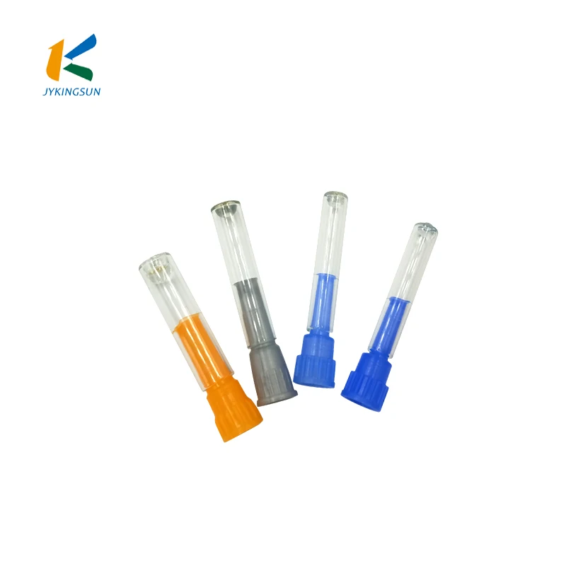 2ml glass tester perfume packing tube vial with plastic plug for cosmetic packaging