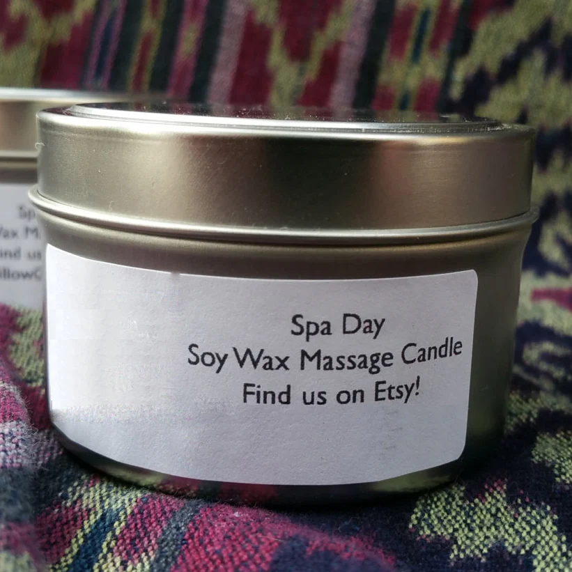 Multi Fragrance Massage Candles Body Massage Oil Scented Soy Candles