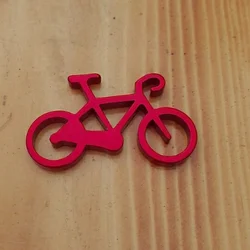 fancy design for custom logo laser engrave and print aluminum alloy bike keychain bicycle bottle openers