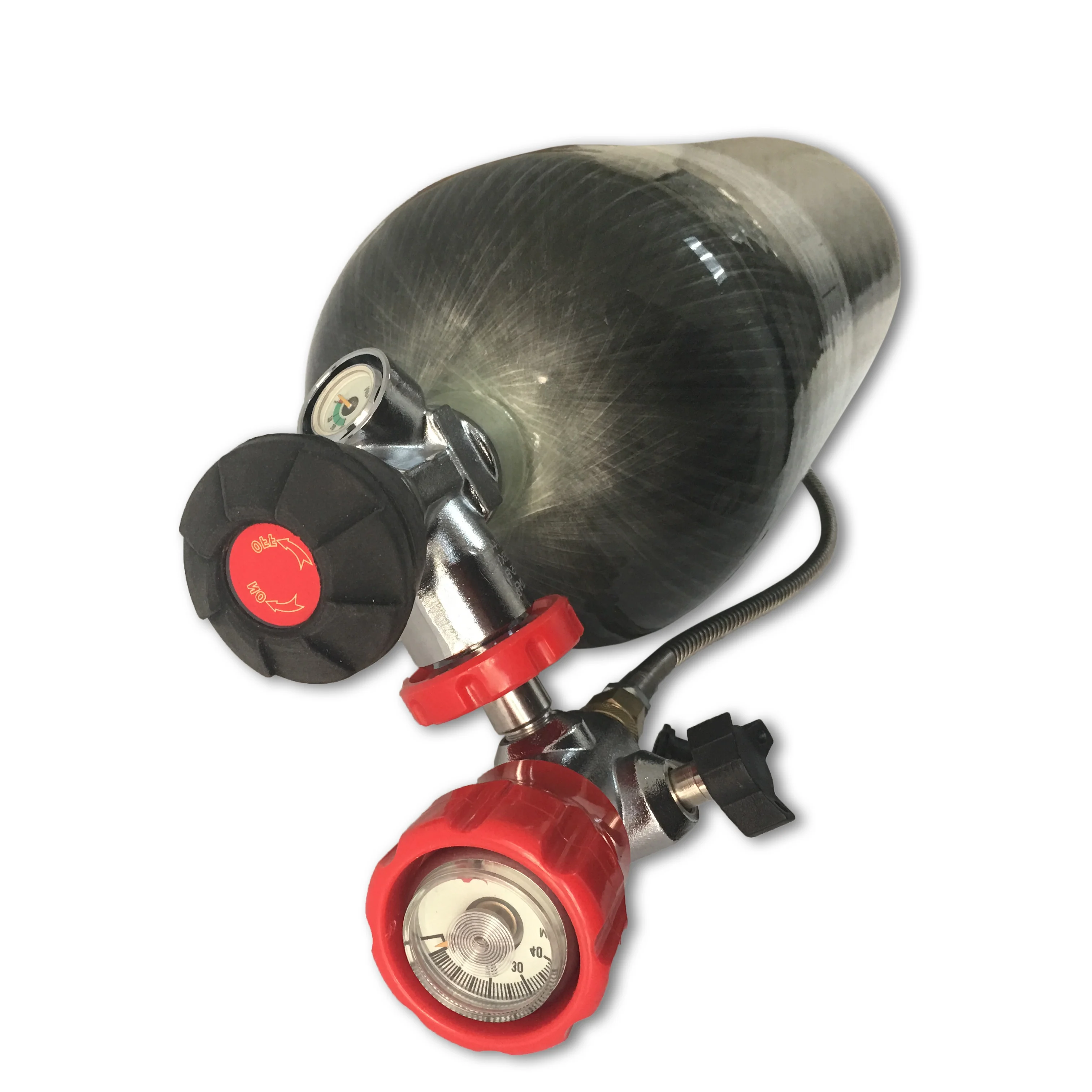 
30Mpa 6.8L CE carbon fiber air tank with valve and filling station for paintball pcp air gun 