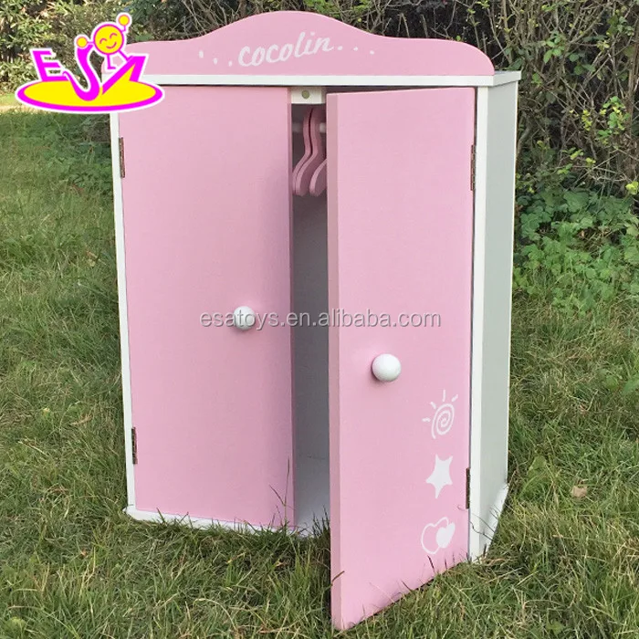 2016 brand new doll toy wardrobe, fancy toy wardrobe for kids W06B041