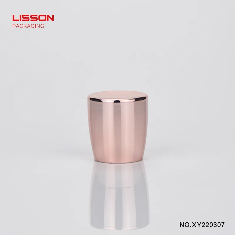 D22 Luxury eye cream cc cream foundation cosmetics packaging tube custom make with rose gold screw cap