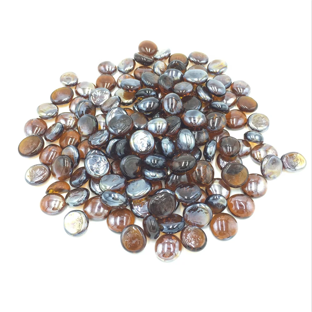 Houseables Glass Stone, Clear Marbles, glass  Pebbles for Vases