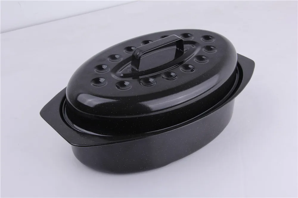 Гранитные Изделия 18 дюймов Крытая овальная Жаровня