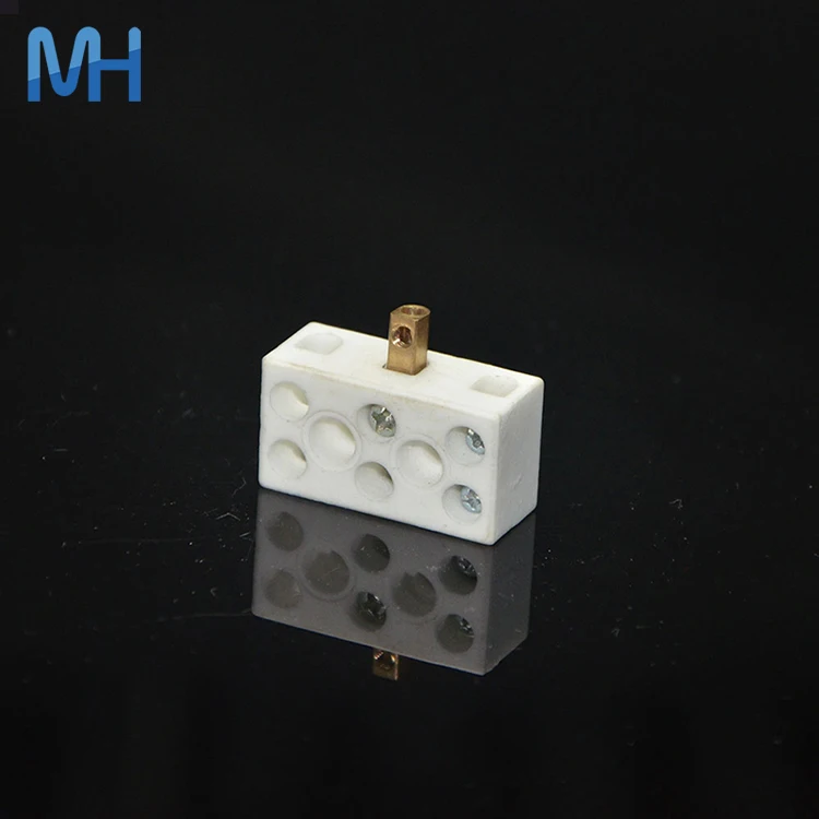 Высокая температура 2 полюса стеатит керамический терминальный блок