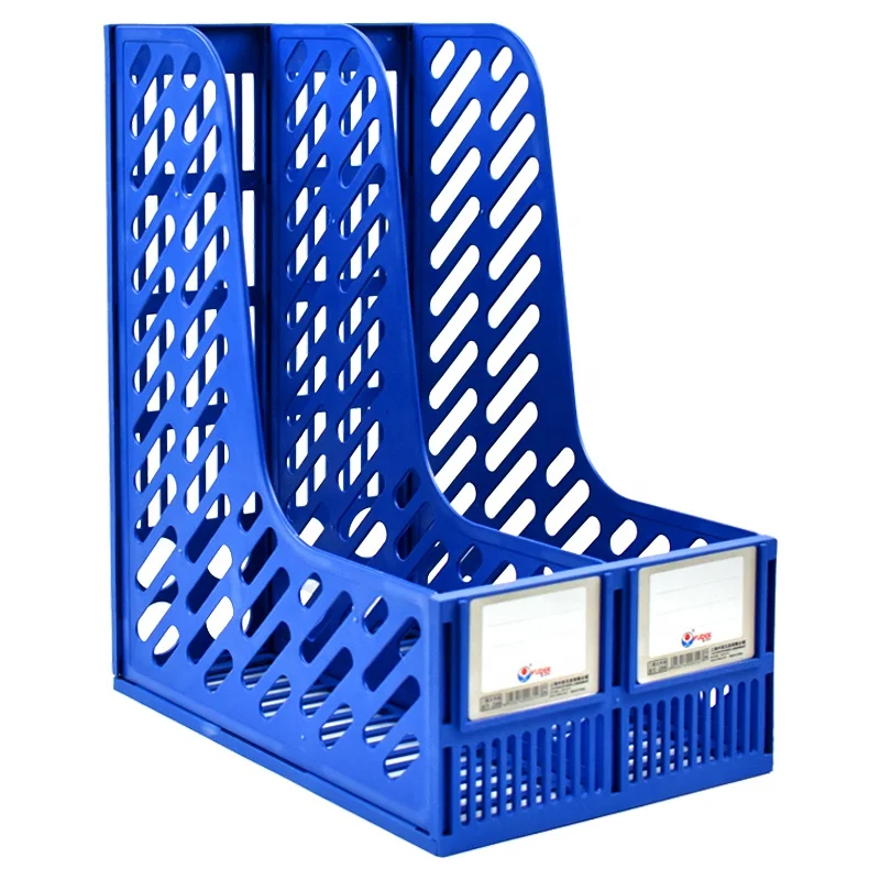 2 layer Best selling wall holder plastic magazine desktop file organizer