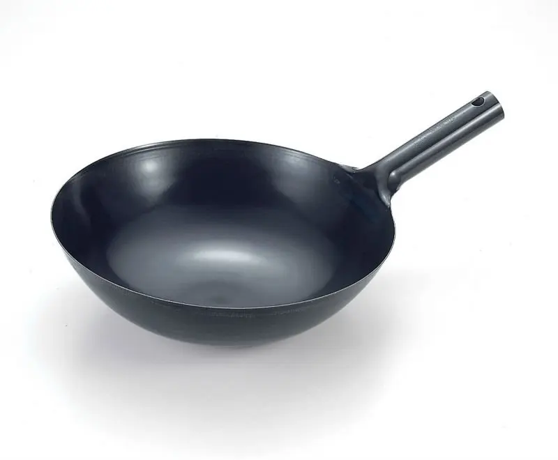 Japanese high quality iron wok of 36cm (14.17in)