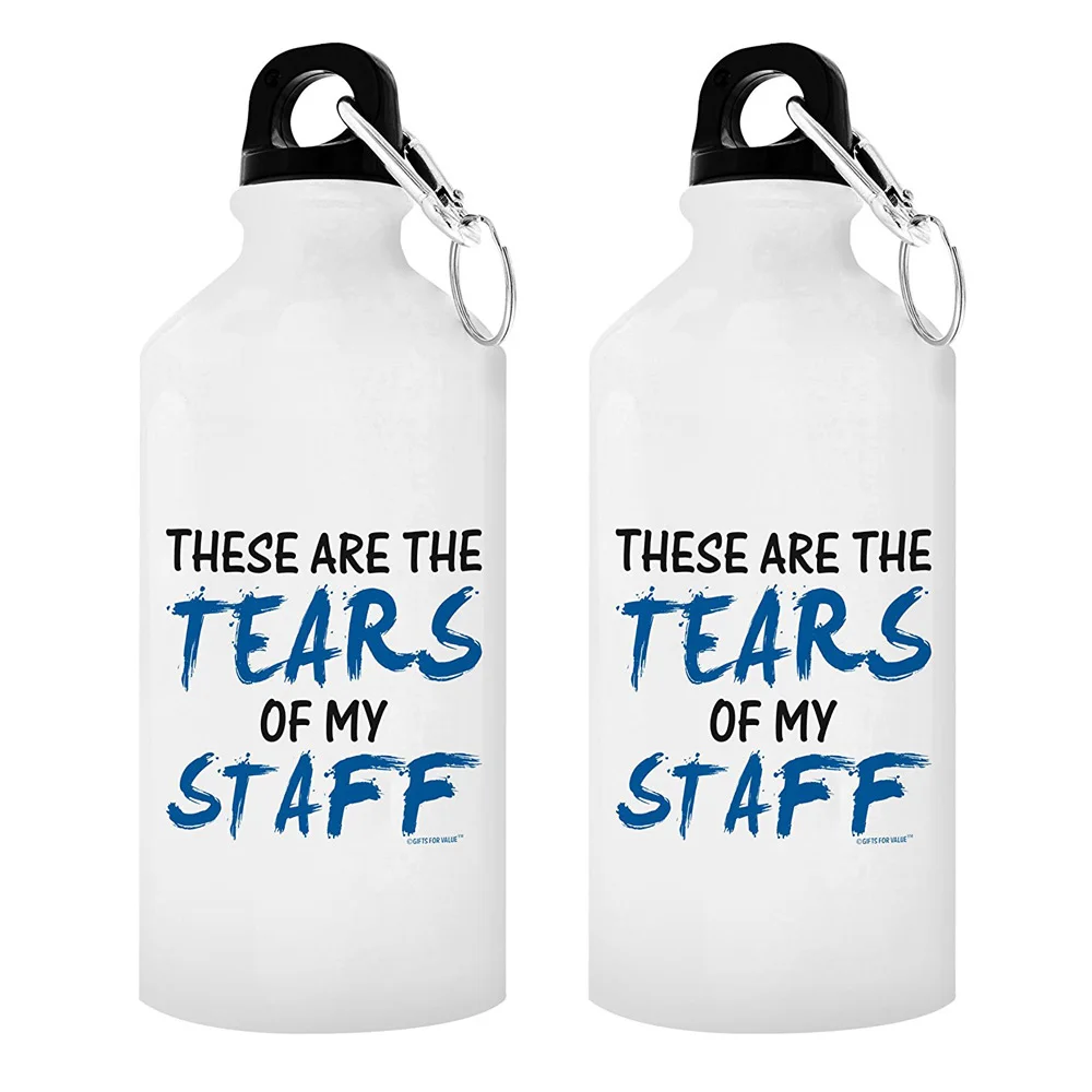 Customized 500ml sublimation aluminum water bottle with custom logo heat printing