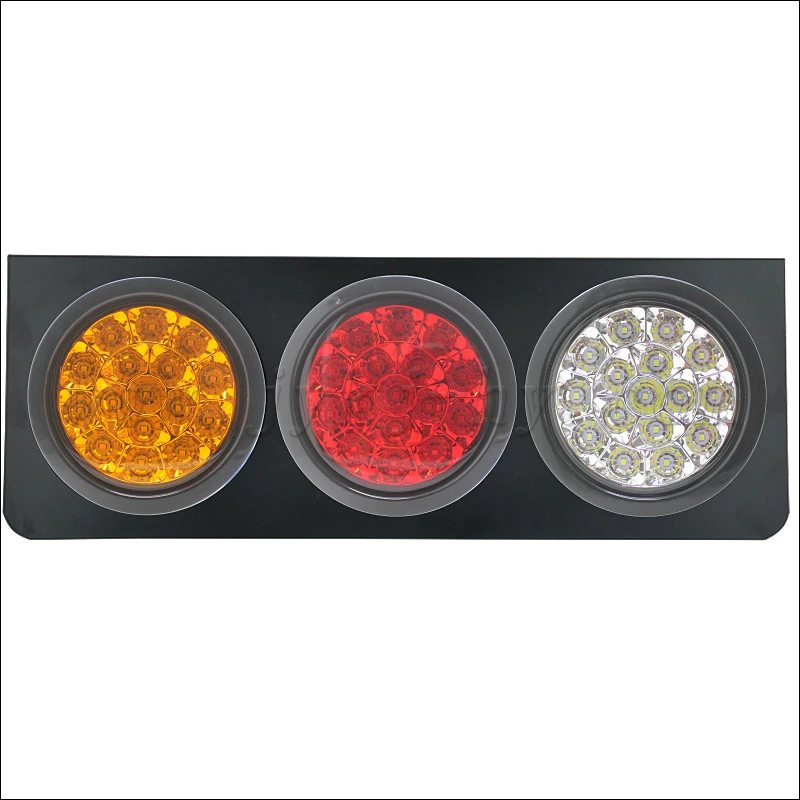 
2017 12V 24V LED light Rear Turn Signal Truck Trailer Caravan Led Trailer Tail Lights Stop Rear Tail Indicator Light 