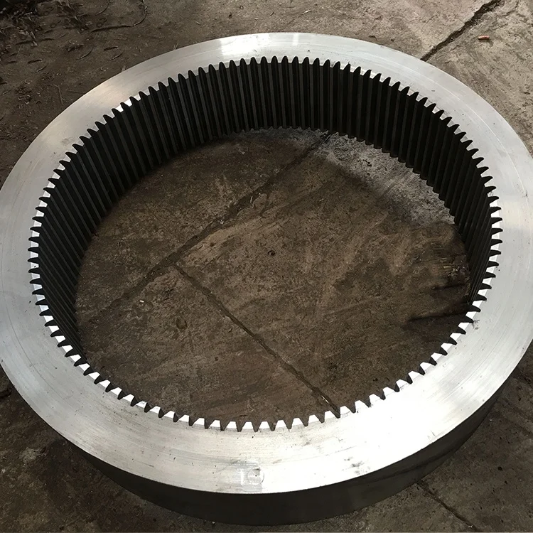 Высокоточное нестандартное литая стальное внутреннее зубчатое кольцо 45 #