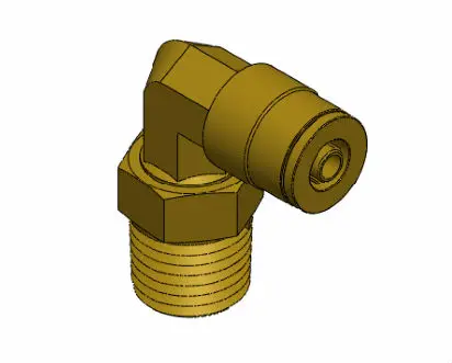 
DOT air brake push in fittings 