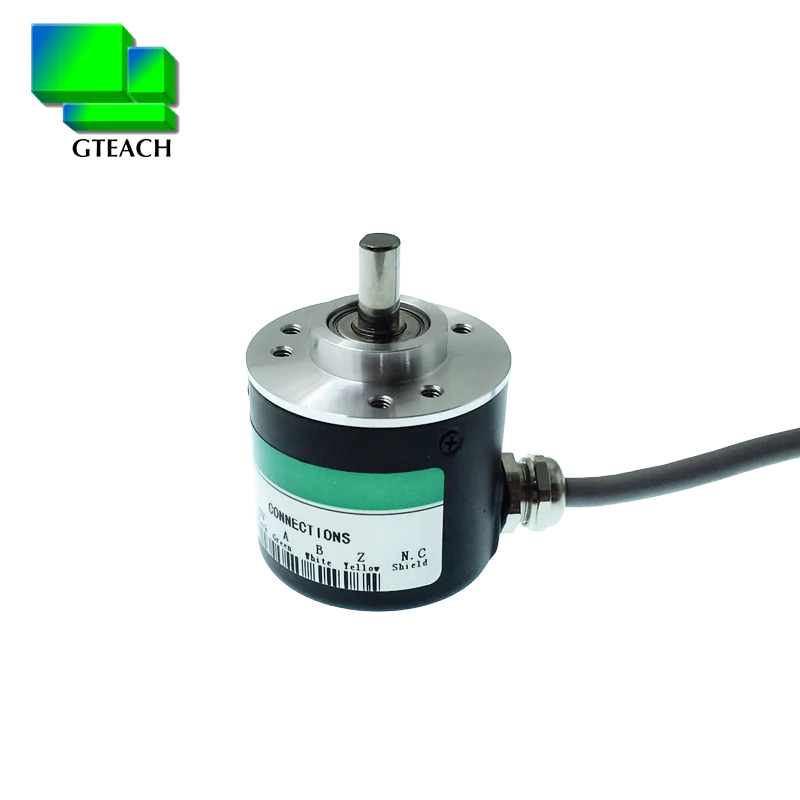 Low price ABZ signals 6mm shaft magnetic Type Incremental Rotary Encoder 1024 pulses