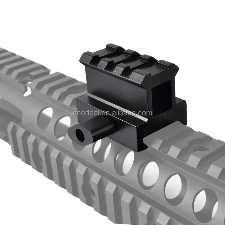 Jialitte J247 3 Slots High Profile Compact Picatinny Rail Riser Mount For Red Dots