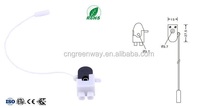 free samples screw 2A 250V nylon rope push pull switch