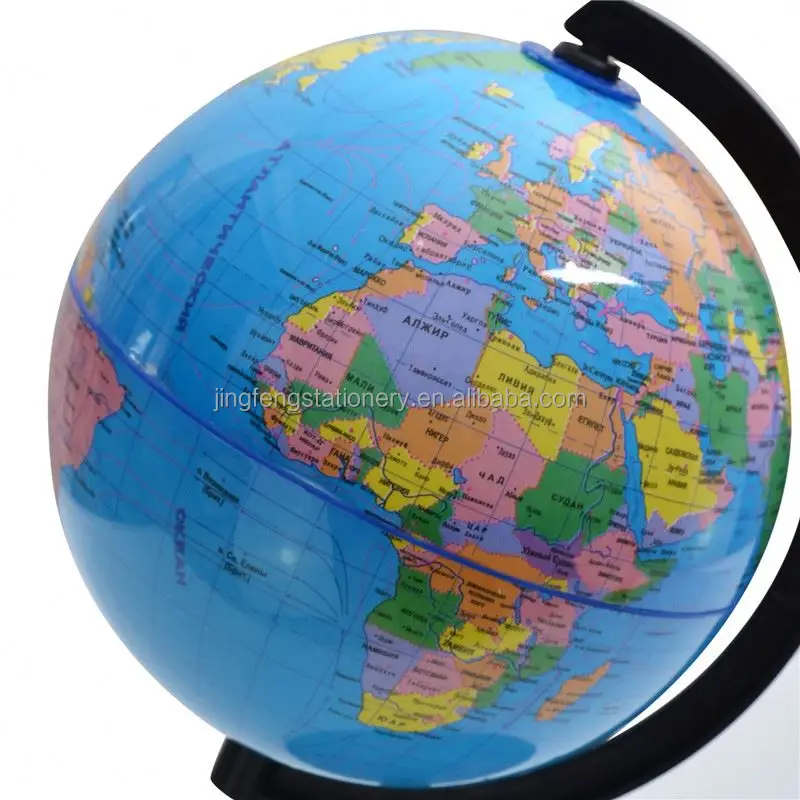 New products OEM design decorative glass ball world glob fast delivery