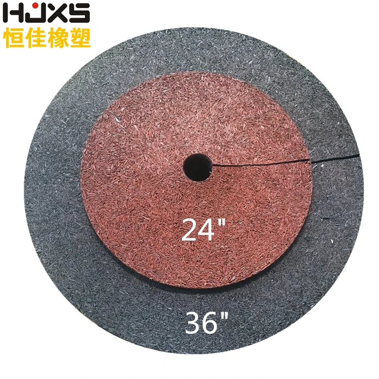 Wholesale China!!! Cheap Price Reclaimed Rubber Mulch Tree Mats For Trees